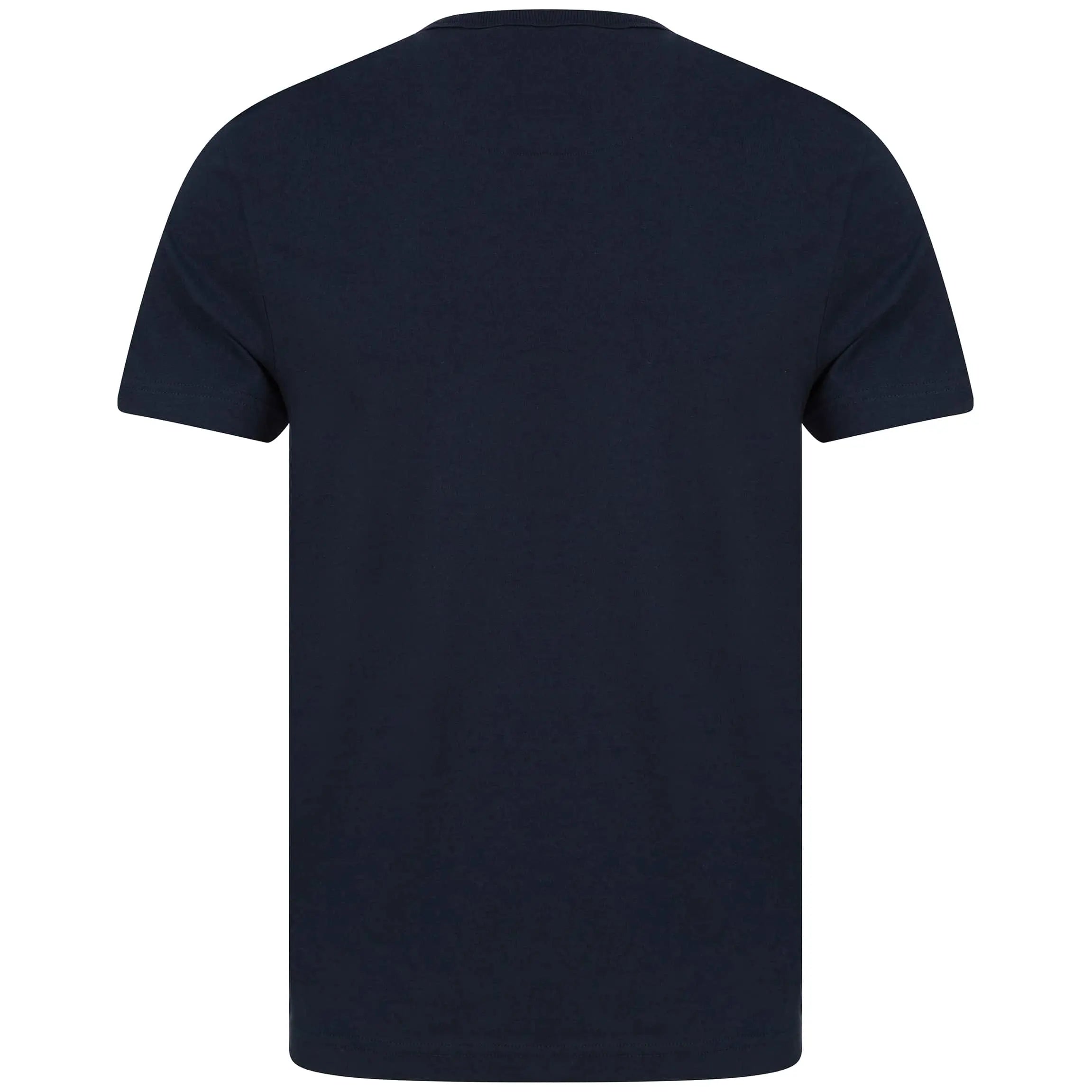 FARAH S/S DANNY LOGO BRANDED T-SHIRT F4KSB056 NAVY