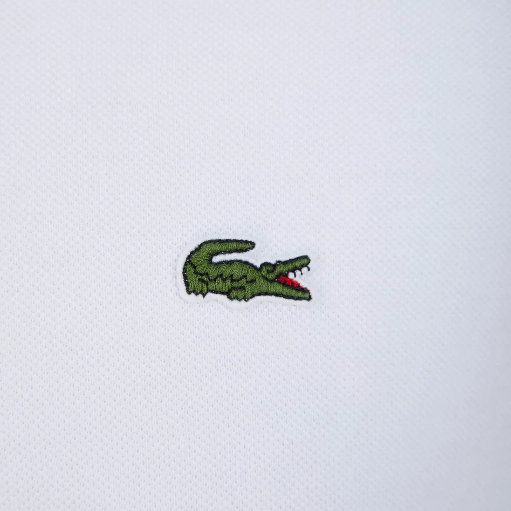 LACOSTE LOGO BRANDED POLO L1212-00 WHITE