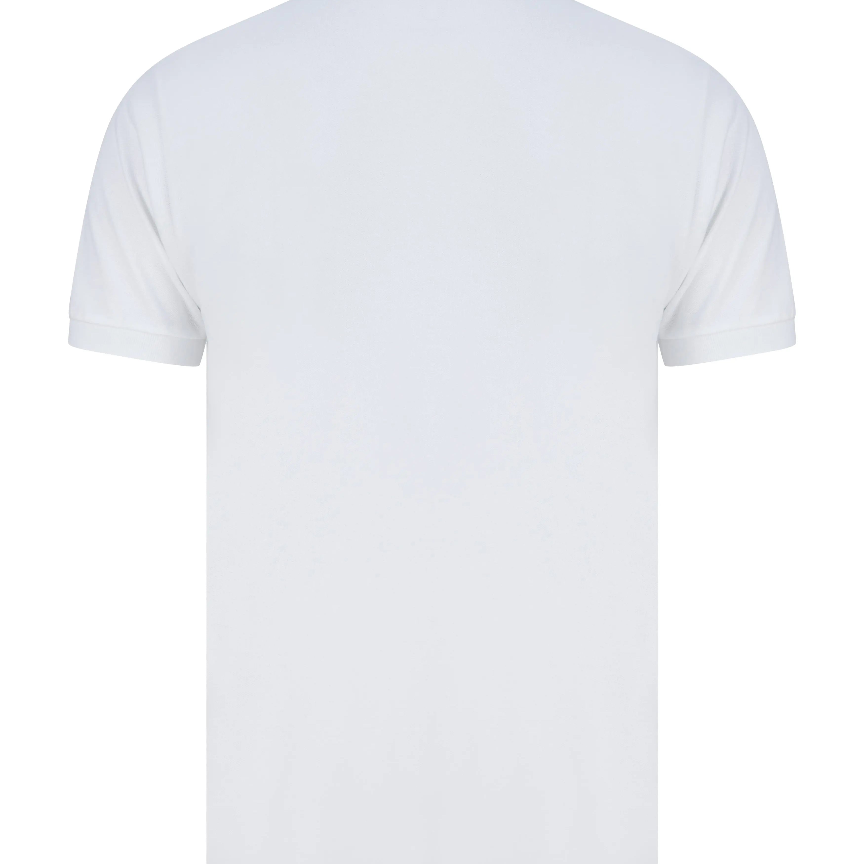 LACOSTE LOGO BRANDED POLO L1212-00 WHITE