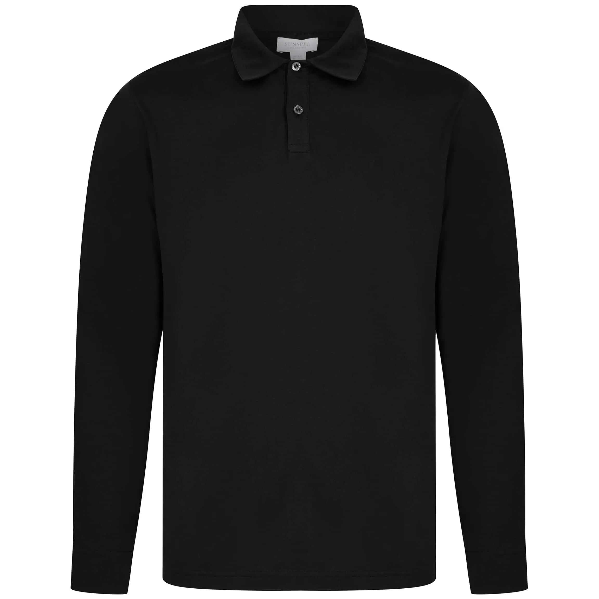 SUNSPEL JERSEY FITTED POLO MPOL1044 BLACK
