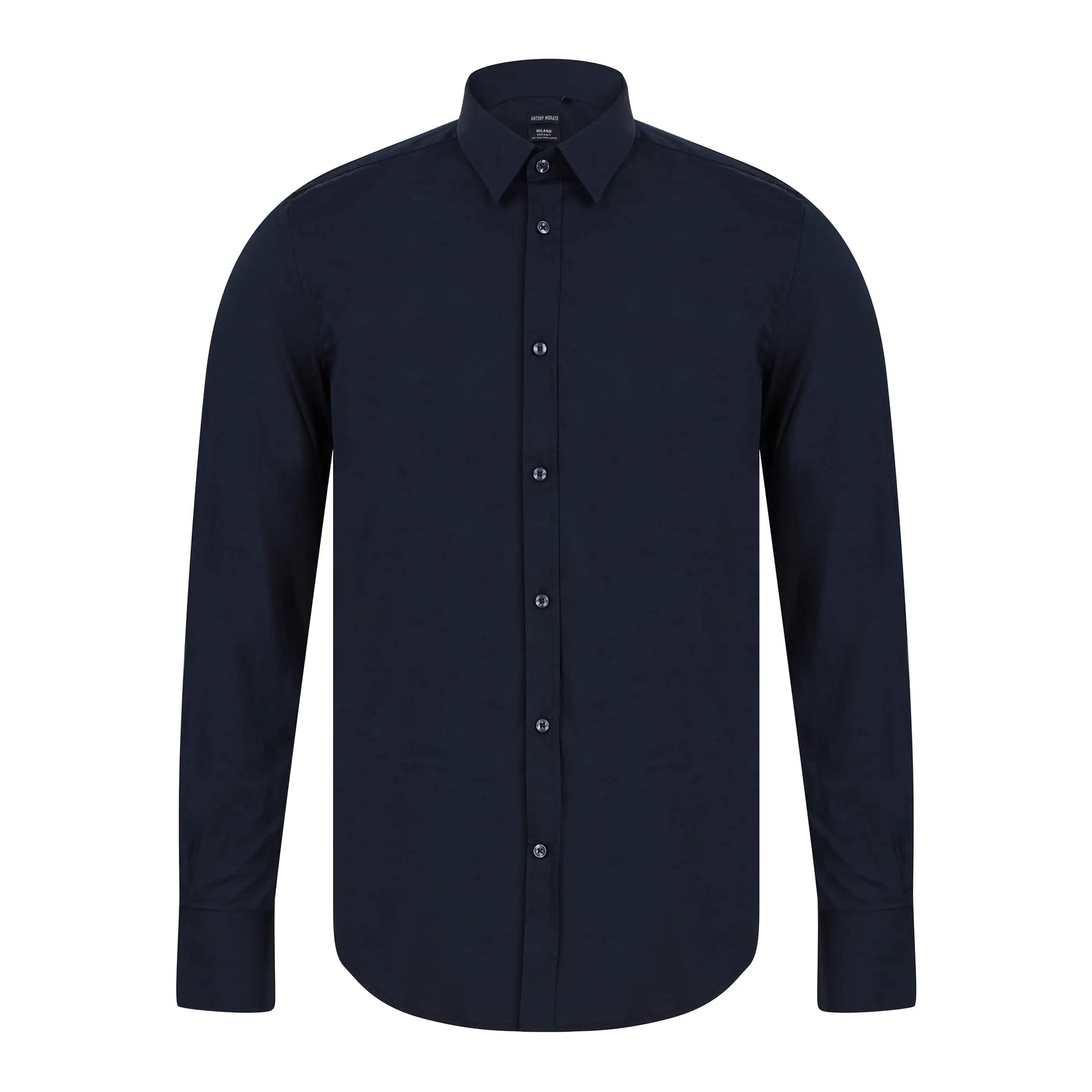ANTONY MORATO SUPER SLIM FITTED SHIRT MMSL00627-FA450010 - BLUE INK (7073)