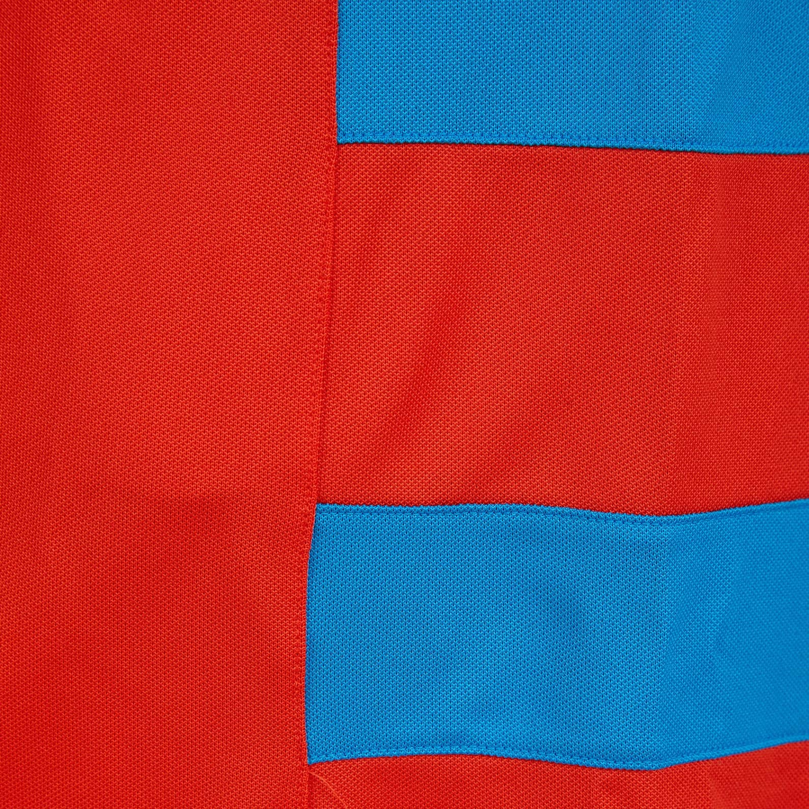 PSYCHO BUNNY HACKNEY SPORT POLO SHIRT B6K216N1PB - Fiesta Orange (826)