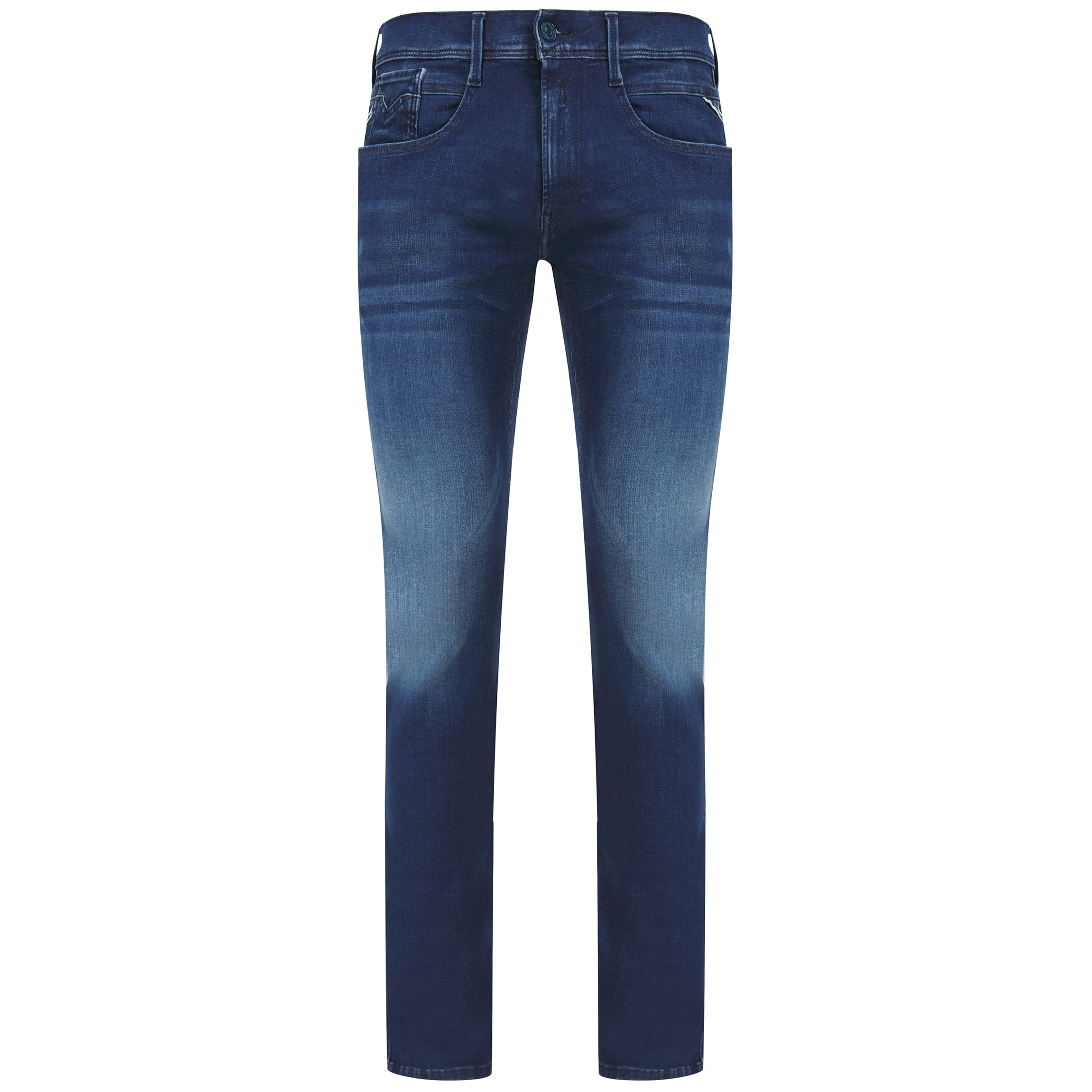 REPLAY HYPERFLEX RE-USED FOREVER BLUE SLIM FIT JEANS