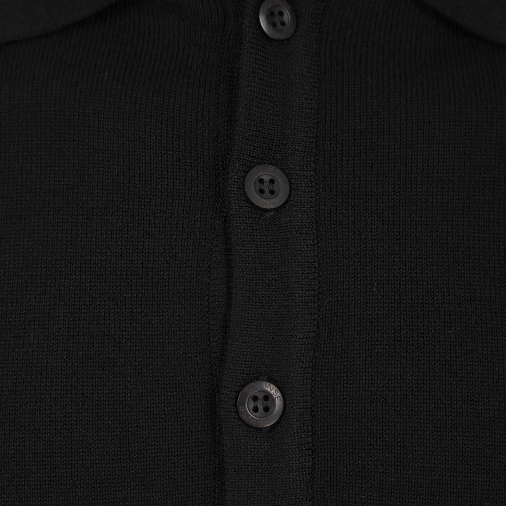 SSEINSE LONG SLEEVE KNIT POLO JUMPER