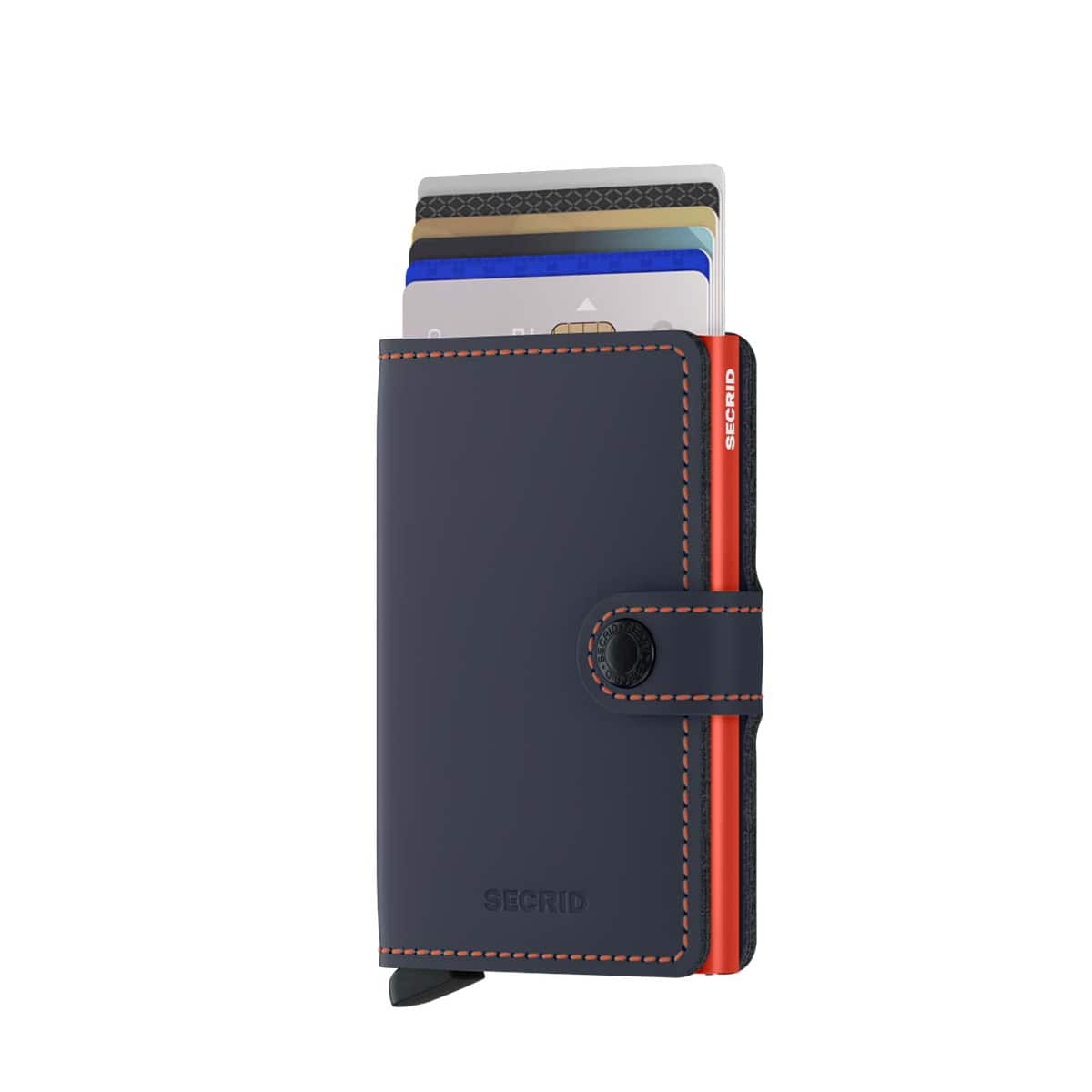 SECRID ORIGINAL MINIWALLET MATTE NIGHTBLUE & ORANGE