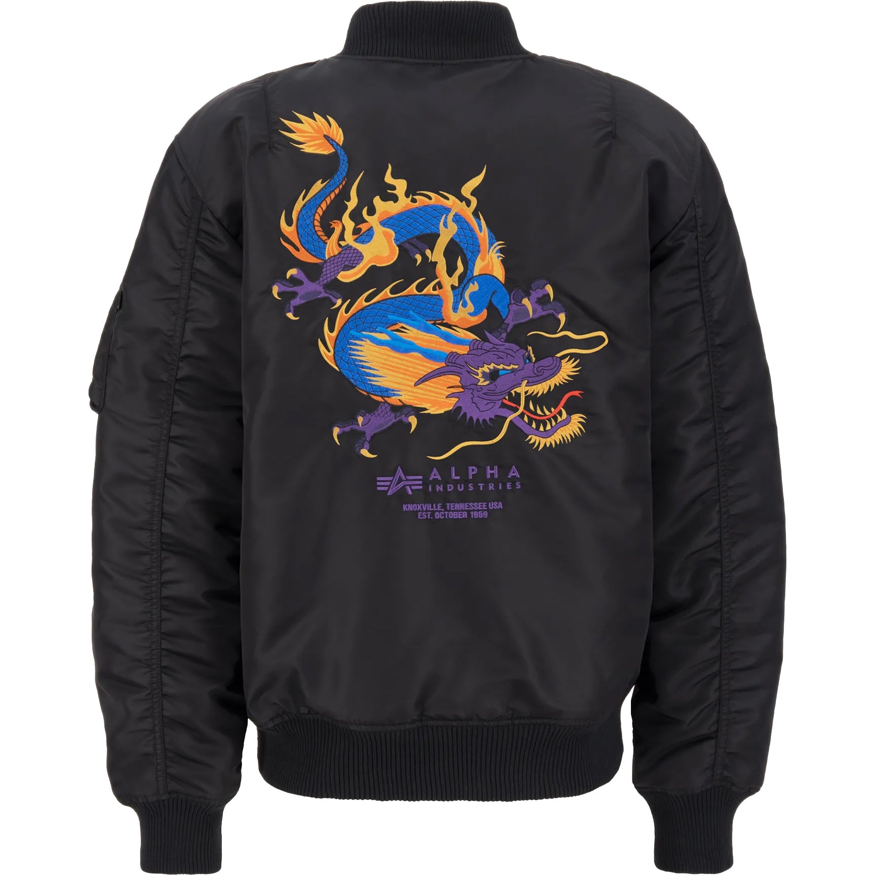 ALPHA INDUSTRIES MA-1 DRAGON EMBROIDERY BOMBER JACKET