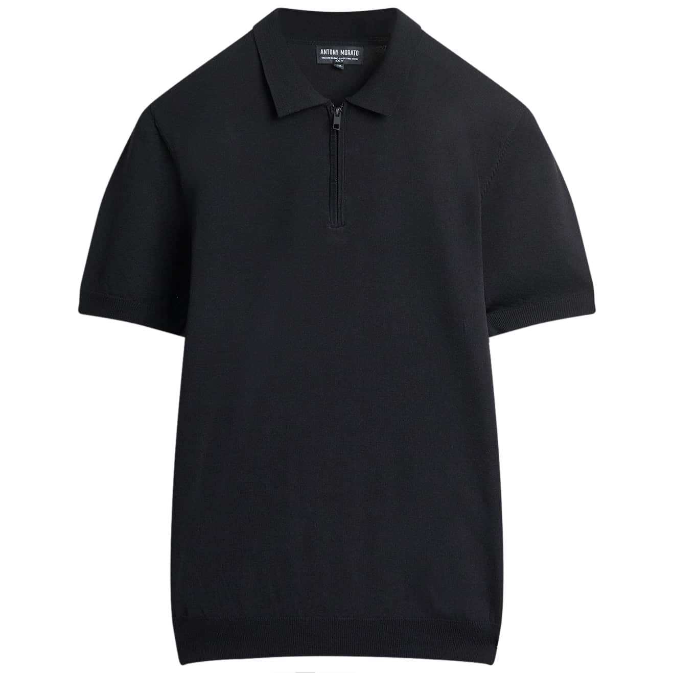 ANTONY MORATO SLIM FIT KNIT ZIP POLO