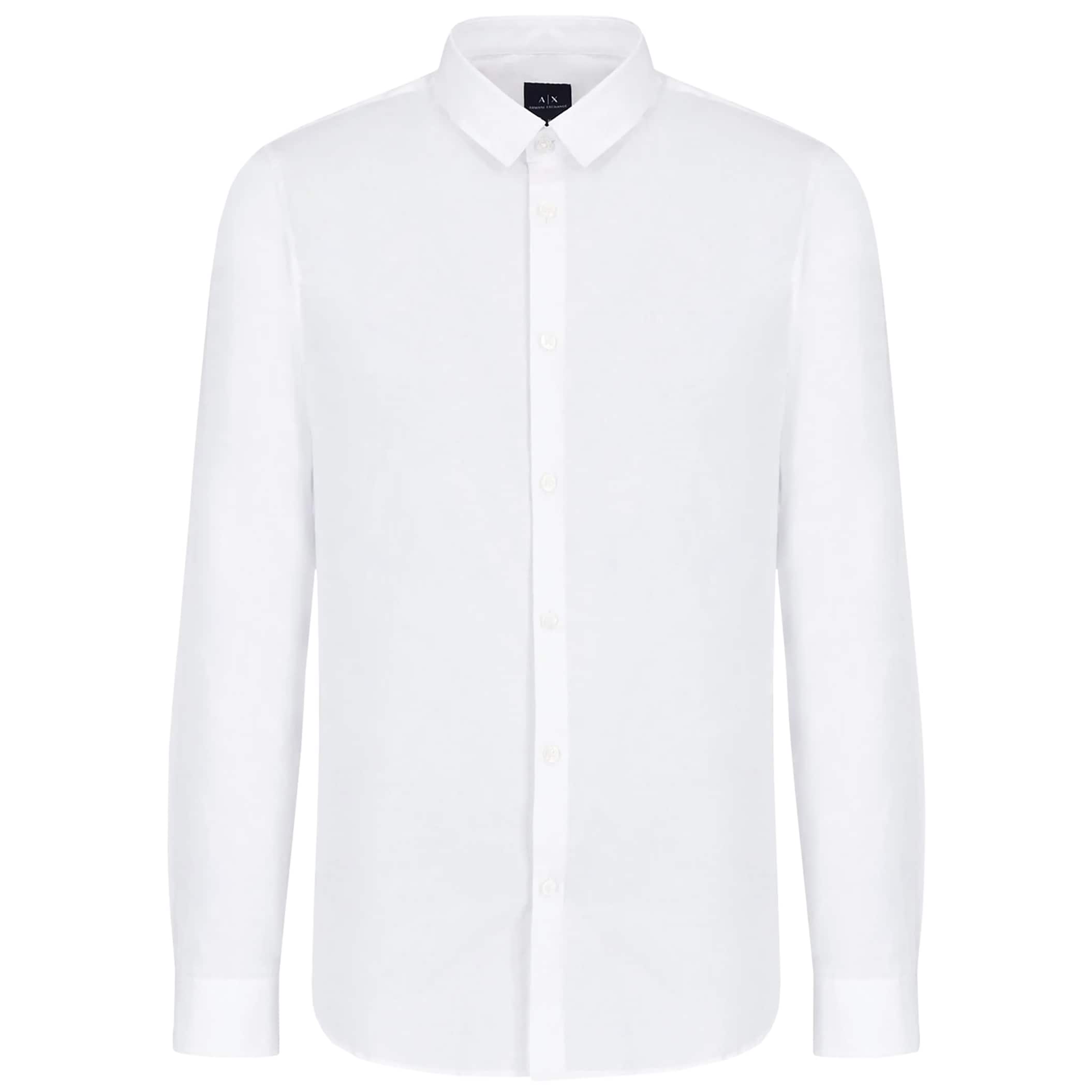 ARMANI EXCHANGE BI-STRETCH CLASSIC LONG SLEEVE SHIRT