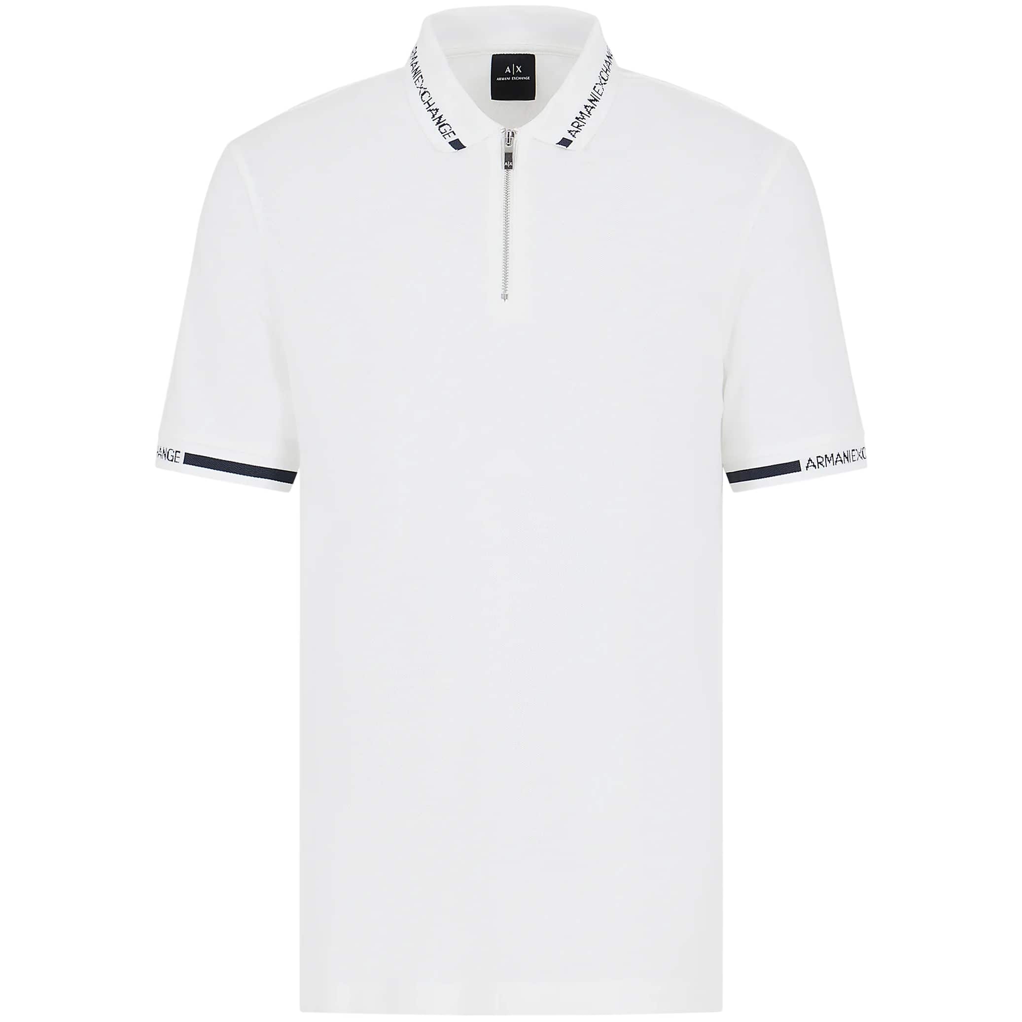 Armani exchange store zip polo