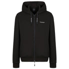 ARMANI EXCHANGE LOGO PRINT ZIP HOODIE