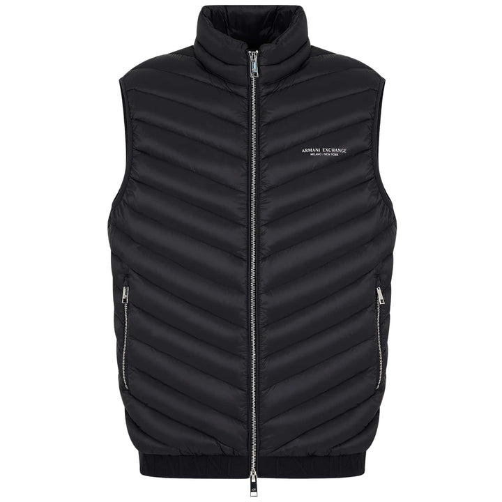 ARMANI EXCHANGE PADDED DOWN PACKABLE GILET