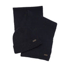 BARBOUR CARLTON FLECK BEANIE & SCARF GIFT SET
