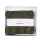 BARBOUR CARLTON FLECK BEANIE & SCARF GIFT SET