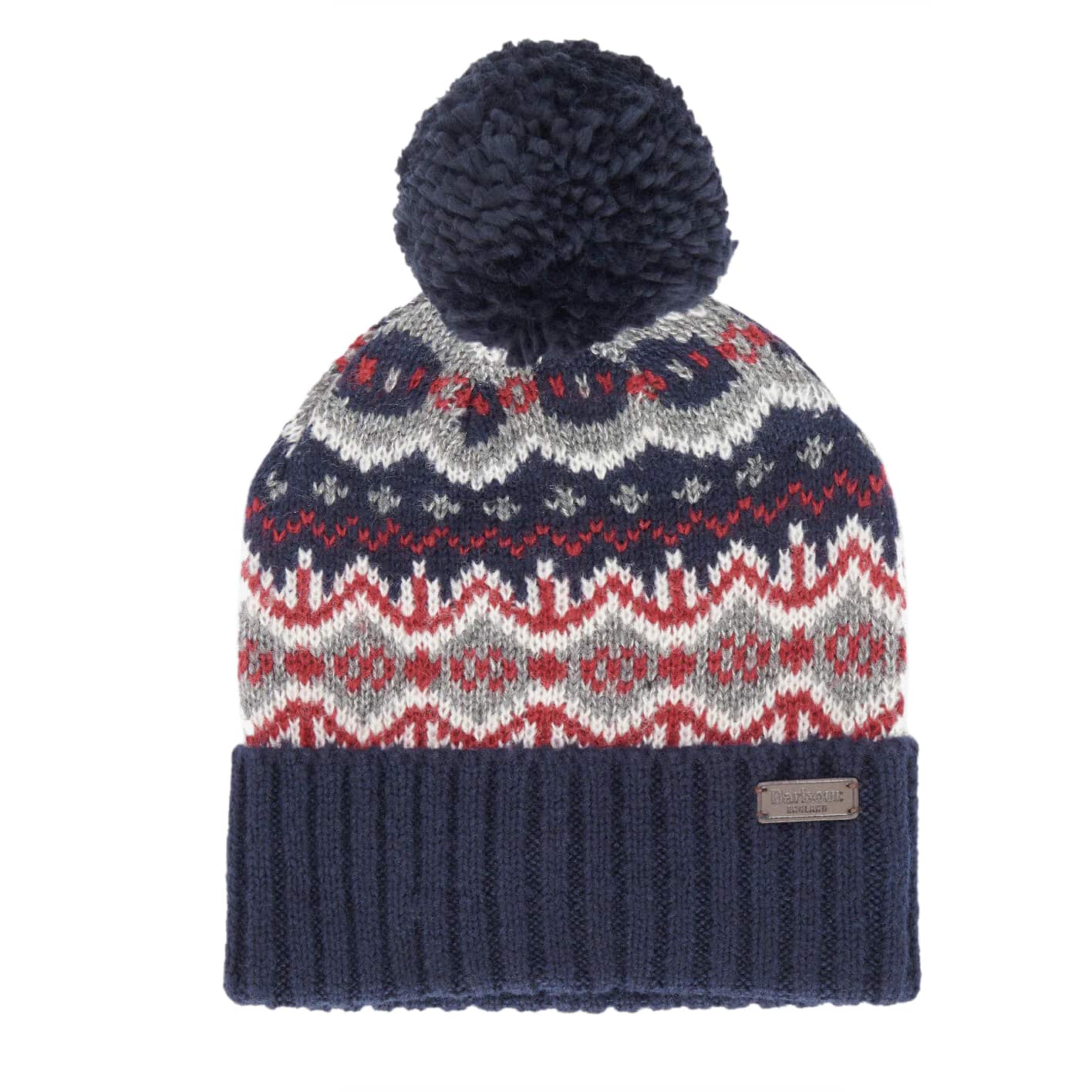 BARBOUR CASE FAIRISLE BEANIE HAT