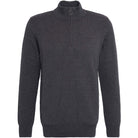 BARBOUR COTTON HALF ZIP KNIT JUMPER