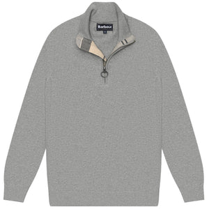 BARBOUR COTTON QUARTER-ZIP JUMPER