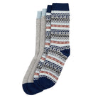 BARBOUR FAIRISLE 2-PACK WOOL-BLEND SOCKS