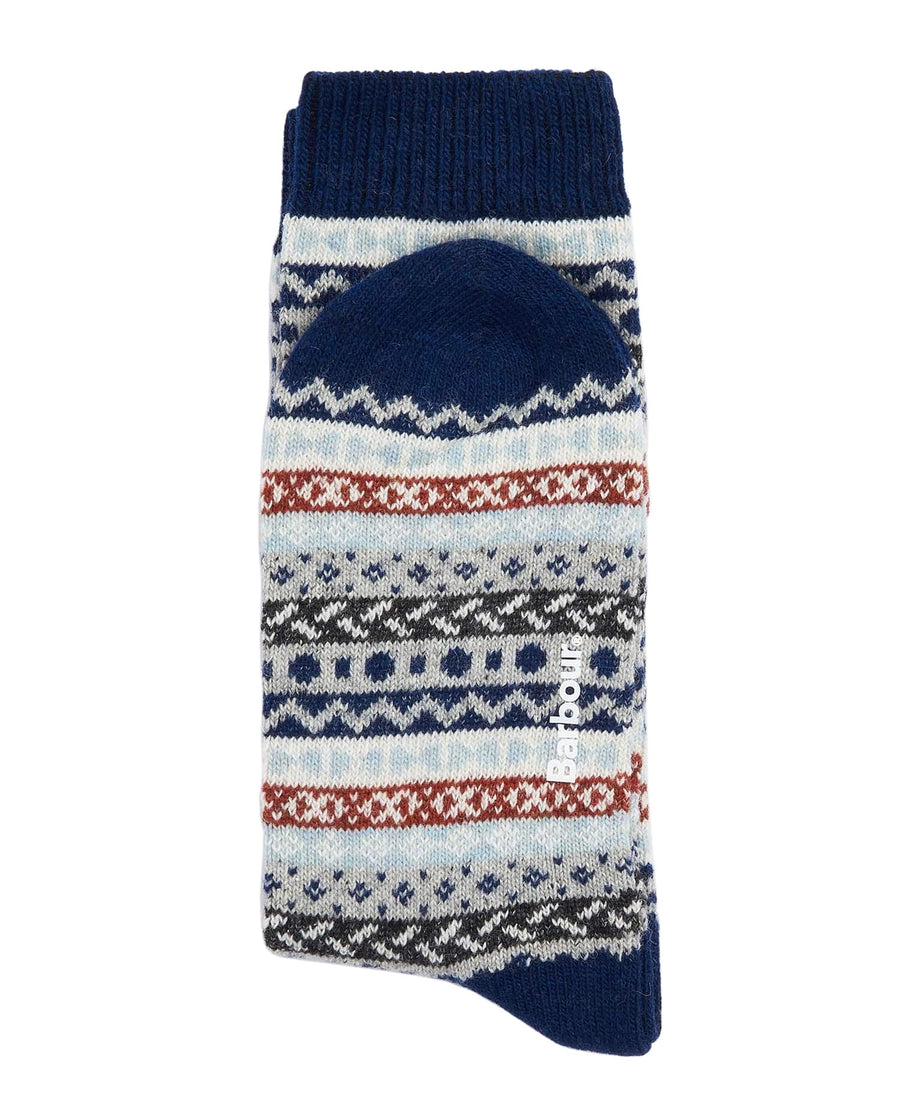 BARBOUR FAIRISLE 2-PACK WOOL-BLEND SOCKS