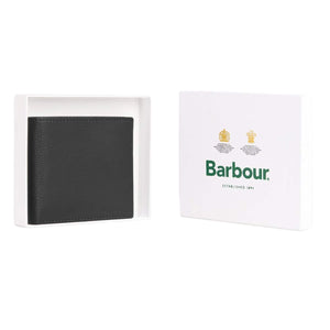 BARBOUR GRAIN LEATHER BILLFOLD WALLET