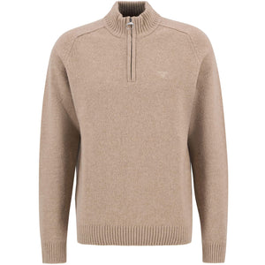 BARBOUR GRANGETOWN HALF ZIP KNITJUMPER