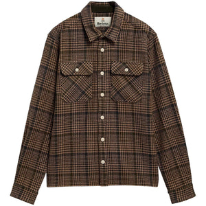 BARBOUR MILLOM RELAXED HOUNDSTOOTH SHIRT