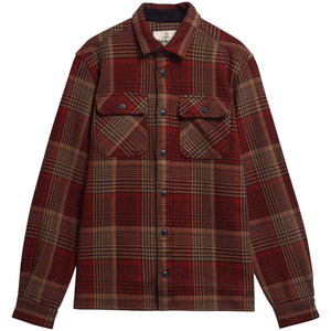 BARBOUR MILLOM RELAXED HOUNDSTOOTH SHIRT