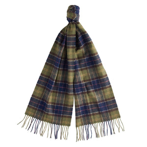 BARBOUR TARTAN LAMBSWOOL SCARF