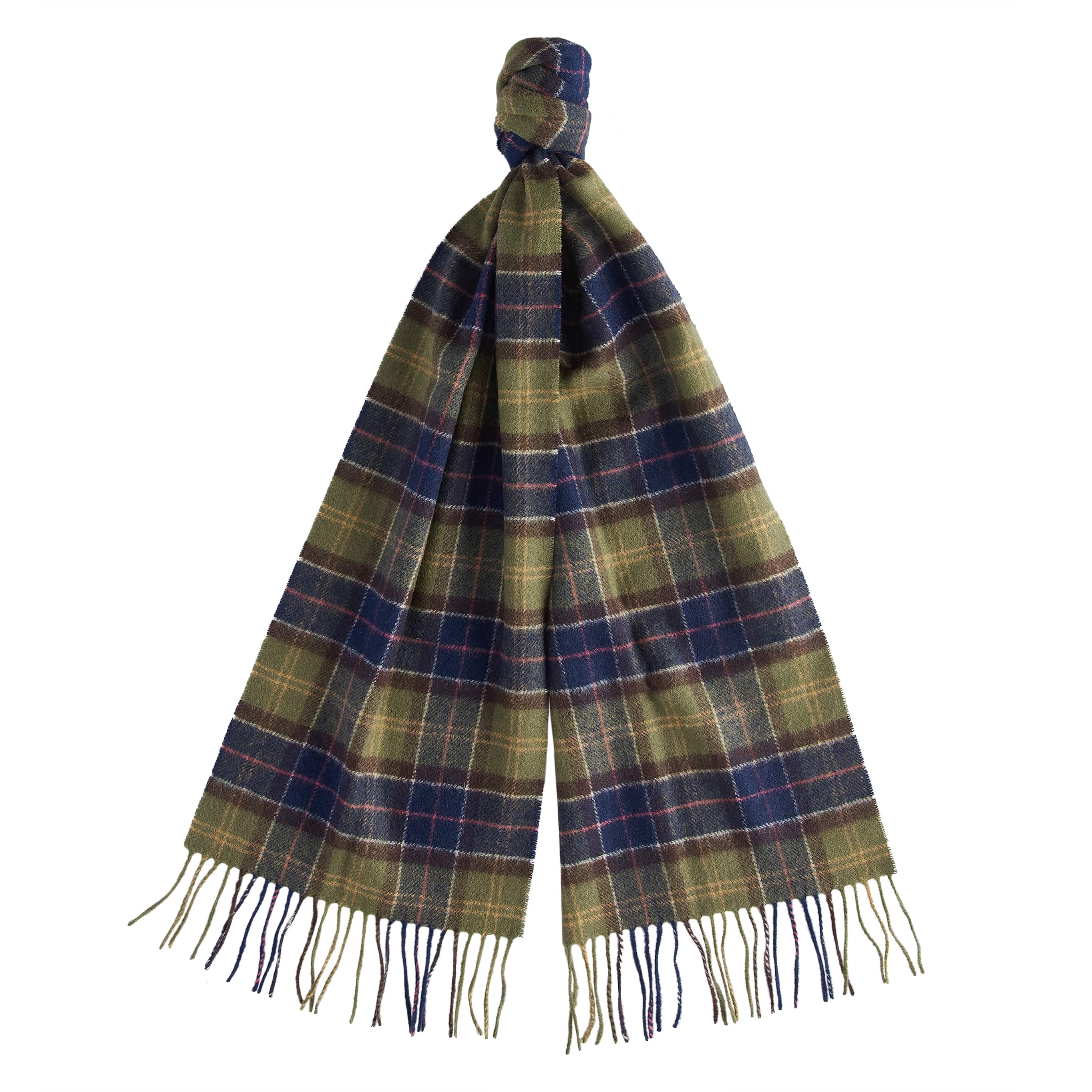 BARBOUR TARTAN LAMBSWOOL SCARF