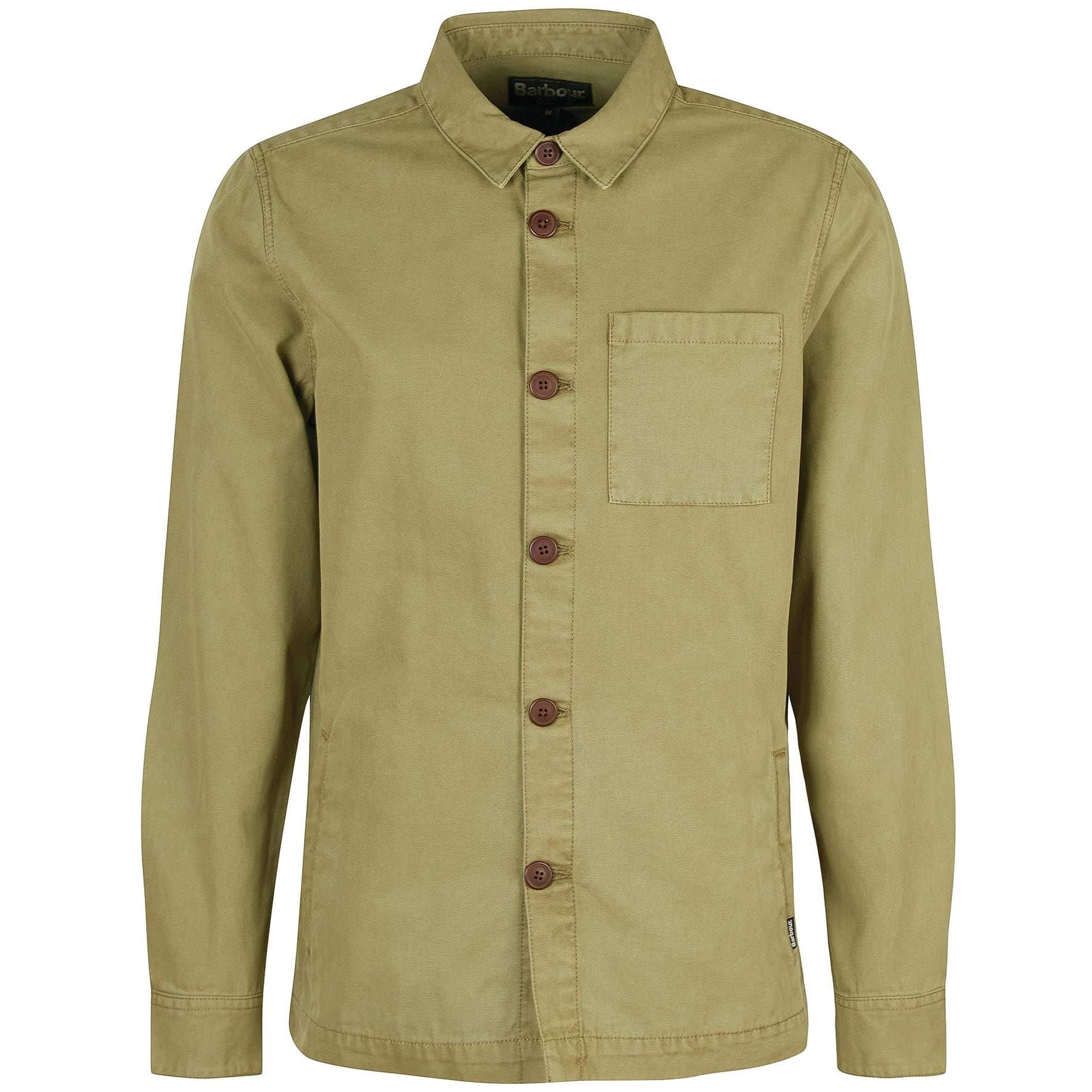 BARBOUR WASHED COTTON OVERSHIRT