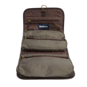 BARBOUR WAX HANGING WASHBAG