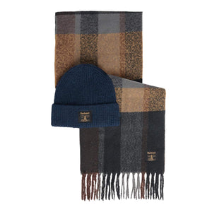 BARBOUR WESTERDALE BEANIE & SCARF GIFT SET