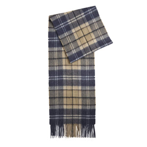 BARBOUR WOOL CASHMERE TARTAN LAMBSWOOL SCARF