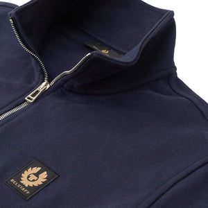 BELSTAFF COTTON FLEECE QUARTER ZIP SWEATSHIRT