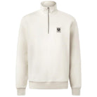 BELSTAFF COTTON FLEECE QUARTER ZIP SWEATSHIRT