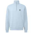 BELSTAFF COTTON FLEECE QUARTER ZIP SWEATSHIRT
