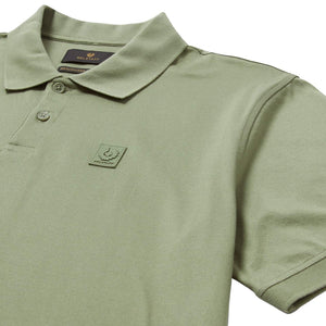 BELSTAFF STEEL MERCERISED COTTON POLO SHIRT