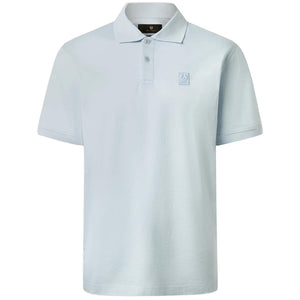 BELSTAFF STEEL MERCERISED COTTON POLO SHIRT