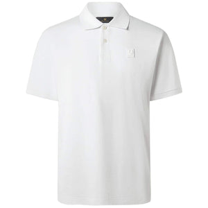 BELSTAFF STEEL MERCERISED COTTON POLO SHIRT
