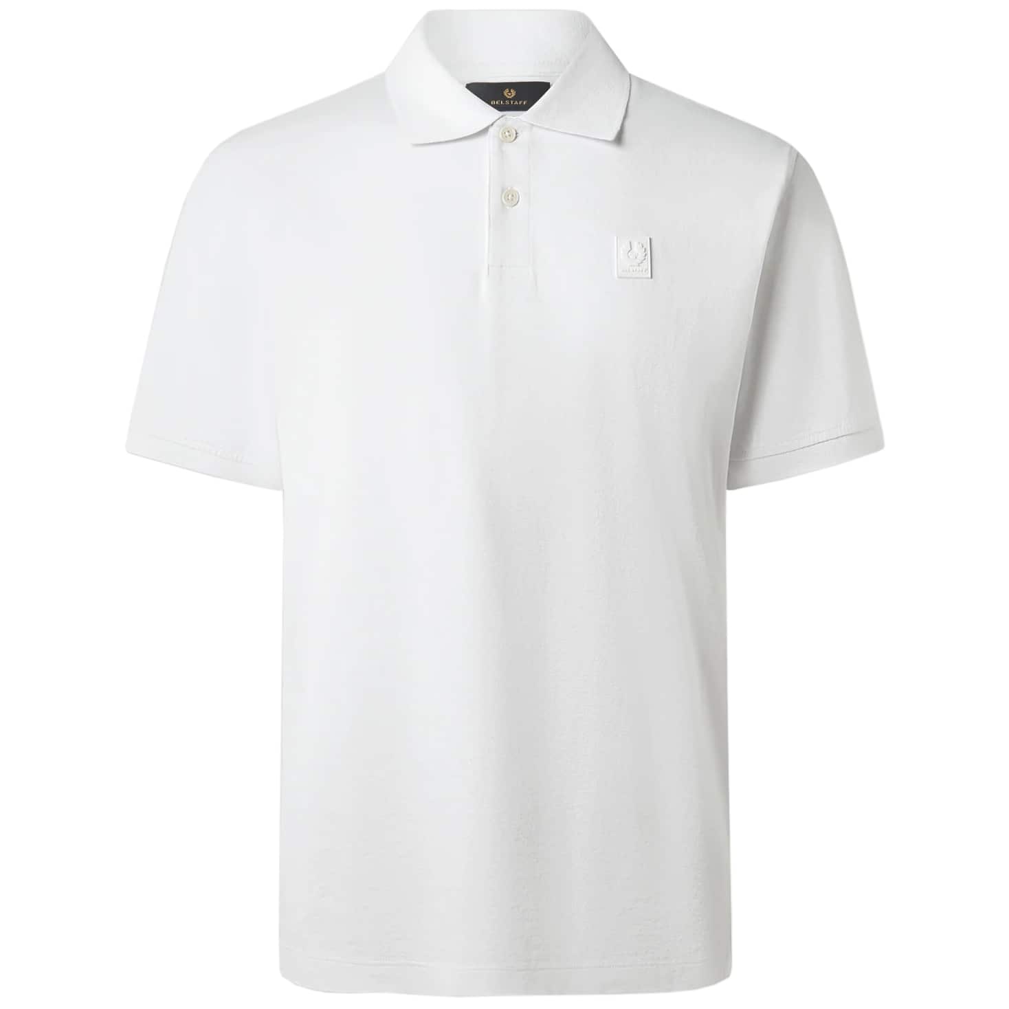 BELSTAFF STEEL MERCERISED COTTON POLO SHIRT