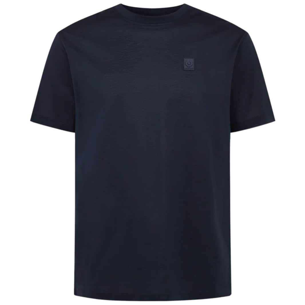 BELSTAFF STEEL MERCERISED COTTON T-SHIRT