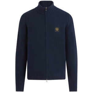 BELSTAFF WATCH LAMBSWOOL ZIP CARDIGAN