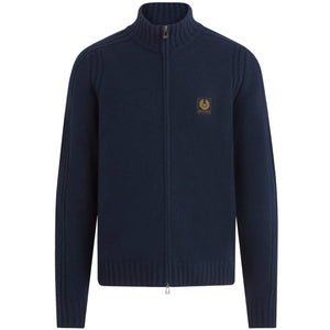BELSTAFF WATCH LAMBSWOOL ZIP CARDIGAN