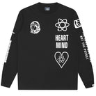 BILLIONAIRE BOYS CLUB MULTI PRINT LONG SLEEVE T-SHIRT