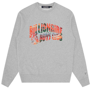 BILLIONAIRE BOYS CLUB TROPICAL ISLAND FILL ARCH LOGO SWEATSHIRT