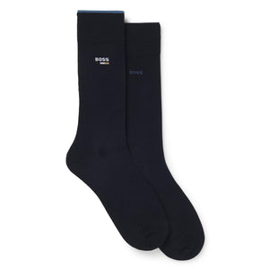 BOSS 2 PACK REGULAR LENGTH LOGO SOCKS