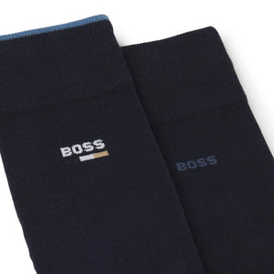 BOSS 2 PACK REGULAR LENGTH LOGO SOCKS
