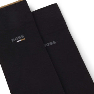 BOSS 2 PACK REGULAR LENGTH LOGO SOCKS