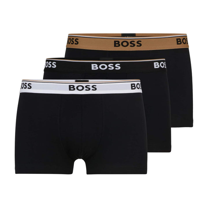 BOSS 3 PACK STRETCH-COTTON BOXER SHORTS
