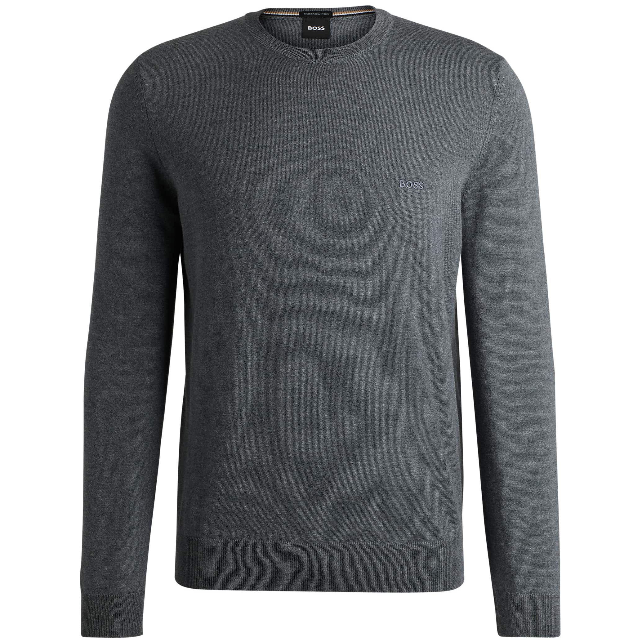 BOSS BOTTO-L VIRGIN WOOL KNIT JUMPER