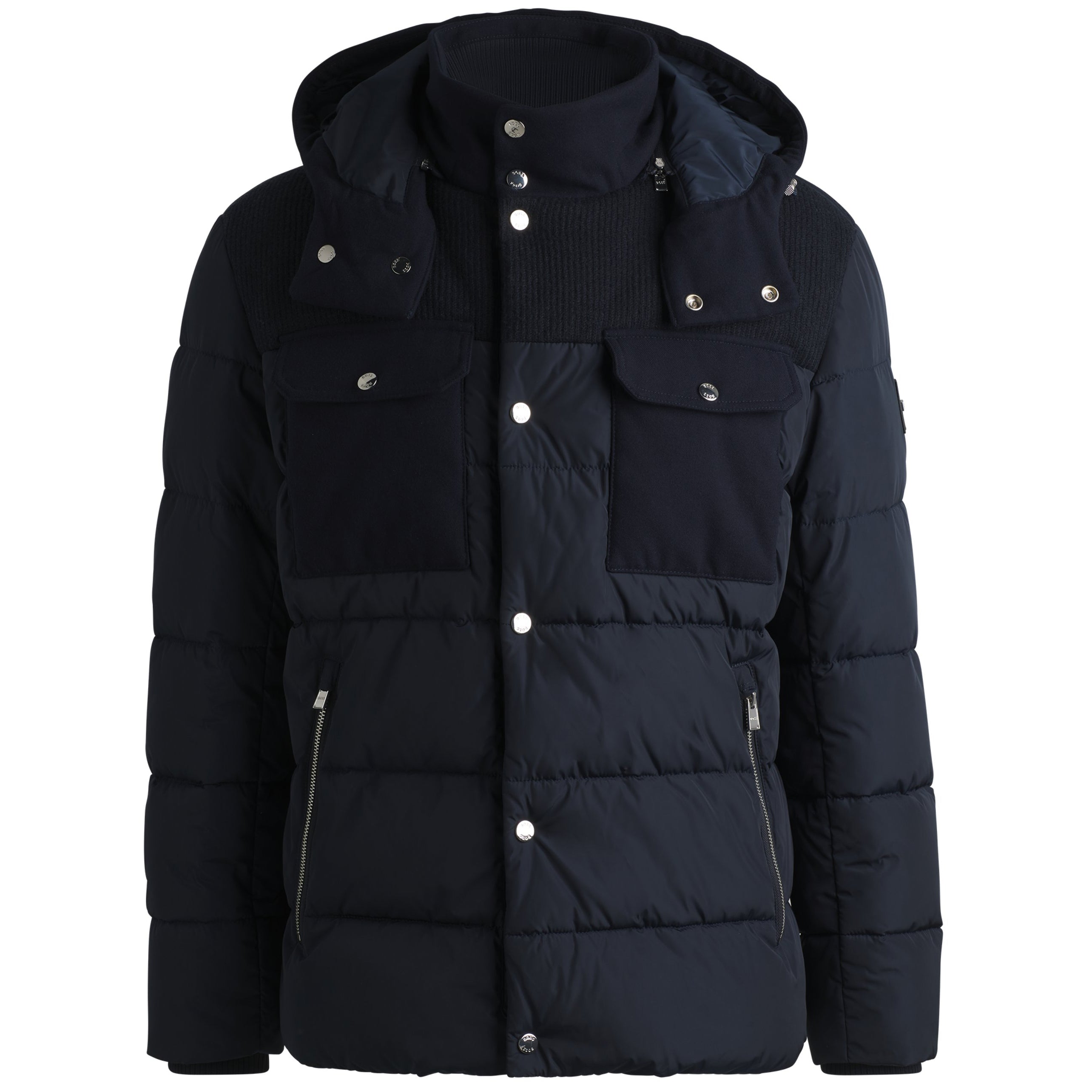 BOSS C-CANIEL MIXED MATERIALS WATER-REPELLENT JACKET